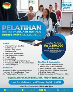 Read more about the article Pelatihan Brevet Pajak A&B Terpadu